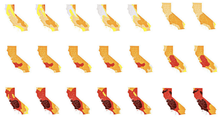 LA Times CA Drought Map